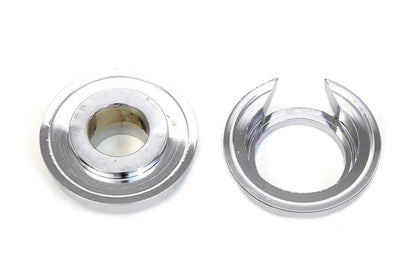 V-Twin Chrome Front Axle Spacer Set for Harley Davidson FLT with ABS Rear Brakes - Part #78302 by V-Twin