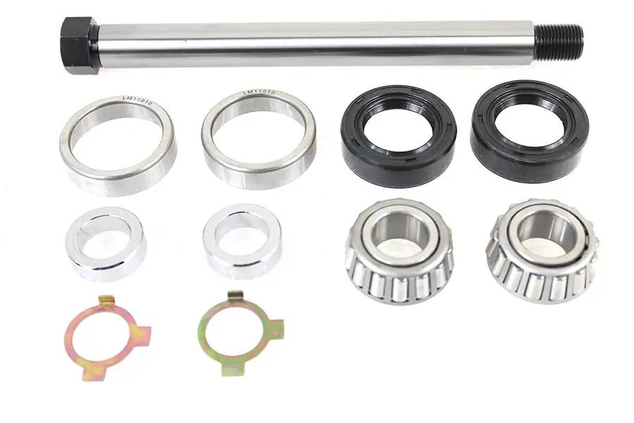 V-Twin Black Swingarm Pivot Kit for Harley Davidson FL Models by V-Twin