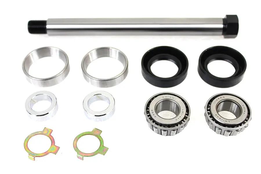 V-Twin Black Swingarm Pivot Kit for Harley Davidson FL Models by V-Twin