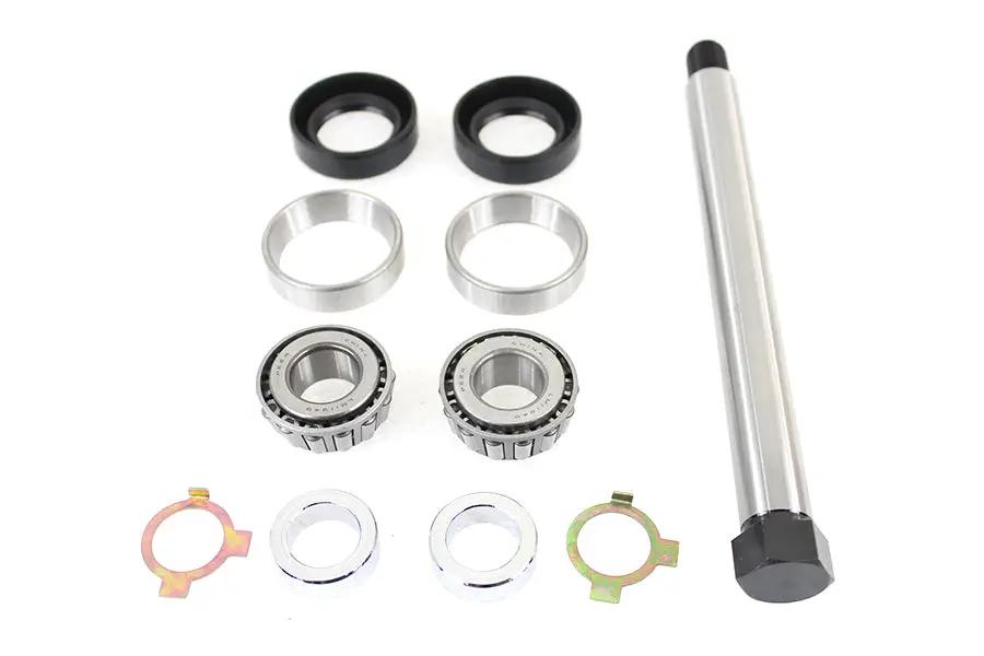 V-Twin Black Swingarm Pivot Kit for Harley Davidson FL Models by V-Twin