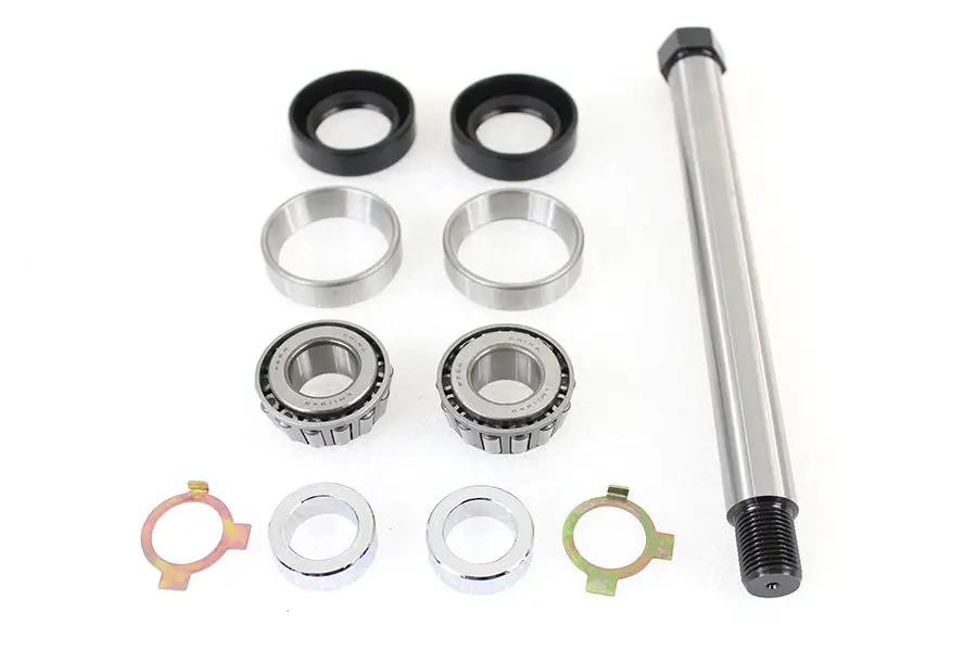 V-Twin Black Swingarm Pivot Kit for Harley Davidson FL Models by V-Twin
