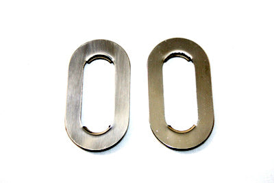 V-Twin Rear Axle Adjuster Slide Plate in Stainless Steel for Harley Davidson FXST (1984-1993)