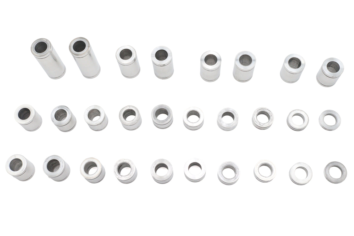 Ultima 33-249 Front or Rear Billet Aluminum Axle Spacer Kit for 1-Inch Axles