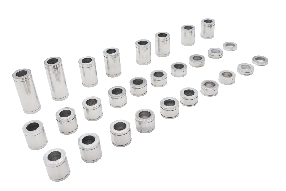Ultima 33-249 Front or Rear Billet Aluminum Axle Spacer Kit for 1-Inch Axles