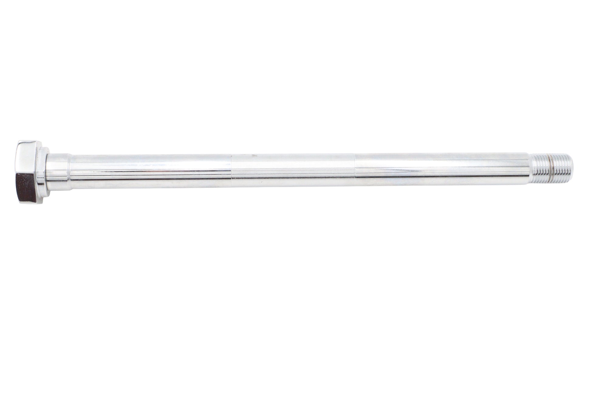 V-Twin Factory Sample Chrome Rear Axle for Harley Davidson Models - 1940-1954 FL & UL Series