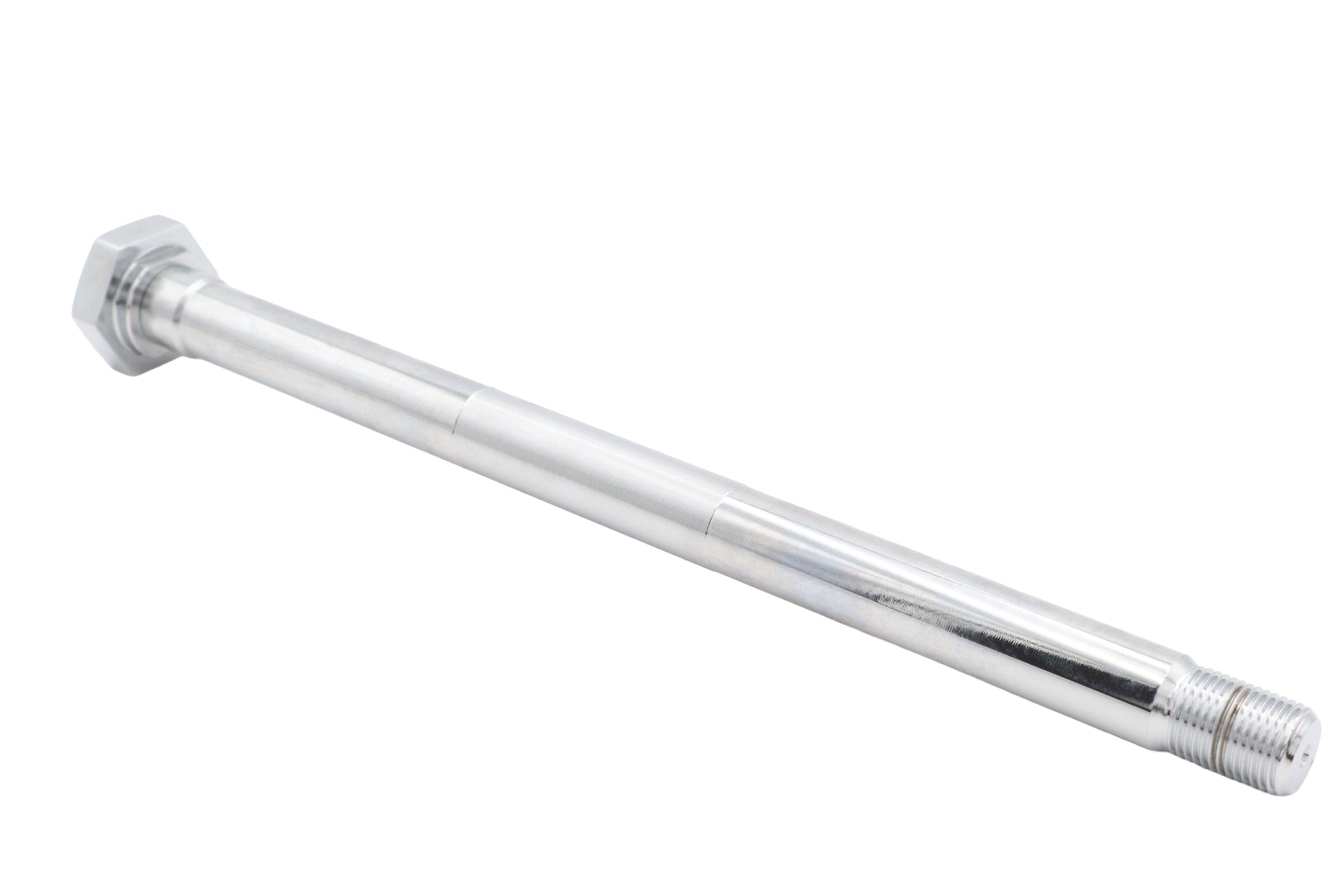 V-Twin Factory Sample Chrome Rear Axle for Harley Davidson Models - 1940-1954 FL & UL Series
