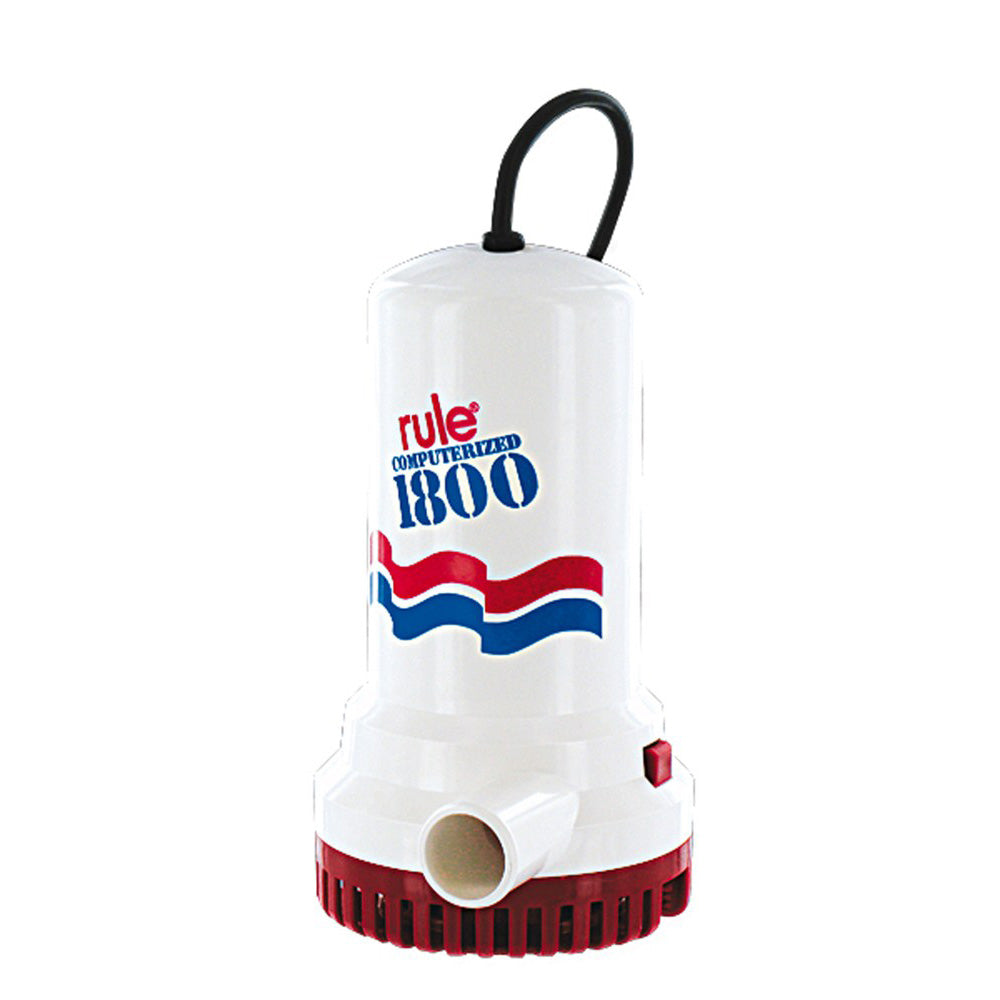 Rule A53D 1800 GPH Non-Automatic 110V Utility Pump for Water Removal