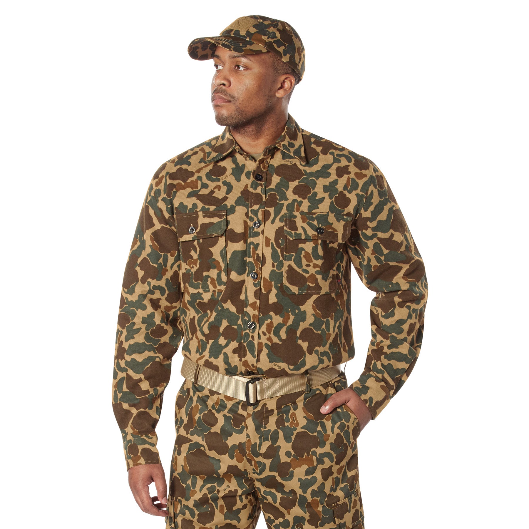 Rothco x Bear Archery Fred Bear Camo Flannel Shirt Size Small