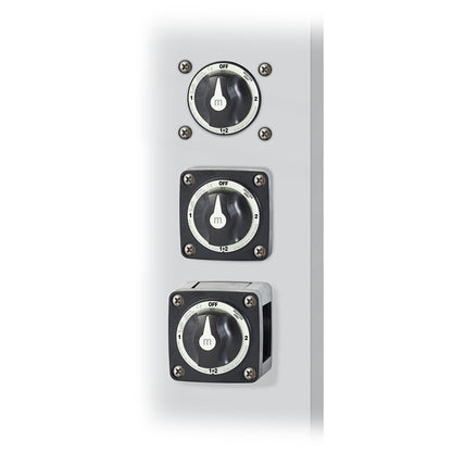 Blue Sea Systems 6007200 Mini Battery Switch Selector - 4 Position, Black