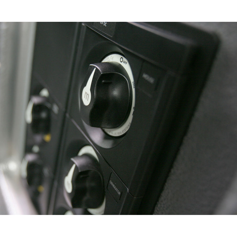 Blue Sea Systems 6006200 Mini Battery Switch ON/OFF - Black for Marine and RV Applications