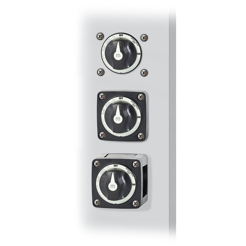 Blue Sea Systems 6006200 Mini Battery Switch ON/OFF - Black for Marine and RV Applications