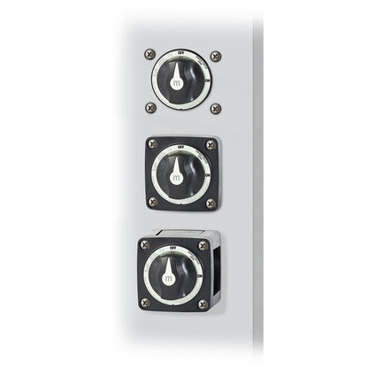 Blue Sea Systems 6006200 Mini Battery Switch ON/OFF - Black for Marine and RV Applications