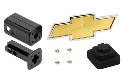 CEQUENT TOWING 6431 Receiver Tube Cover for 2-Inch Square Trailer Hitch with Chevrolet Logo (Unbranded)