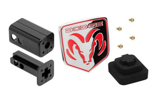 CEQUENT TOWING 6432 Receiver Tube Cover, 2-inch Square Dodge Ram Logo Unbranded