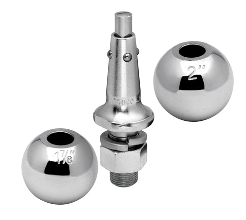 TOW READY Interchangeable Ball Set with 1-Inch Shank — 1-7/8-Inch Diameter, 2-Inch Drop