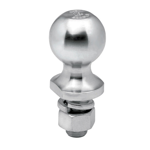 TOW READY Zink Hitch Ball Packaged - 1-7/8 inch Diameter, 1 inch Shank, 2-1/8 inch Height