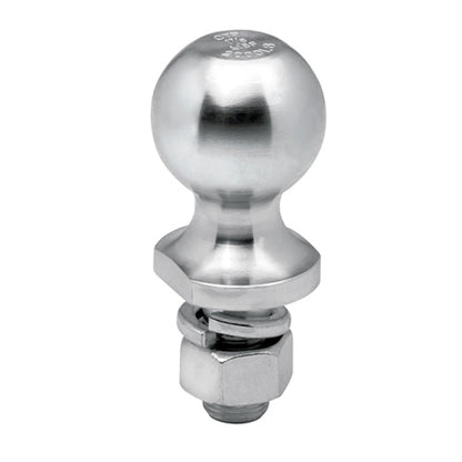TOW READY Zink Hitch Ball Packaged - 1-7/8 inch Diameter, 1 inch Shank, 2-1/8 inch Height