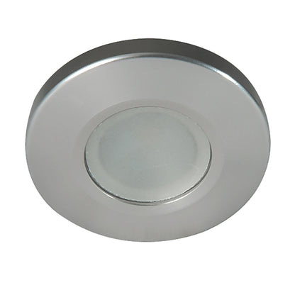Lumitec Orbit Flush Mount Down Light in Brushed Finish - White Non-Dimming, Part Number 112503