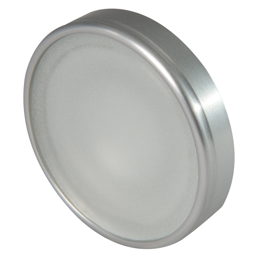 Lumitec Halo Flush Mount Down Light - Brushed Finish with Multi-Color White/Blue/Red/Purple Options