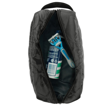 Rothco Lightweight Woobie Travel Kit in Black – Compact Dopp and Toiletry Bag