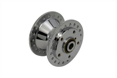 V-Twin Chrome Front Wheel Hub Part 71201 for Harley Davidson XL Models