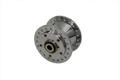 V-Twin Chrome Front Wheel Hub Part 71201 for Harley Davidson XL Models