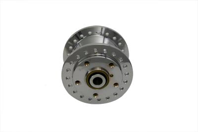 V-Twin Chrome Front Wheel Hub Part 71201 for Harley Davidson XL Models