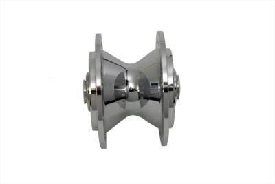 V-Twin Chrome Front Wheel Hub Part 71201 for Harley Davidson XL Models
