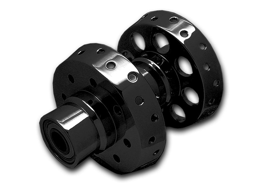V-Twin Black Rear Wheel Hub Part #79370BBX with Zerk Fitting for Harley Davidson XL Models