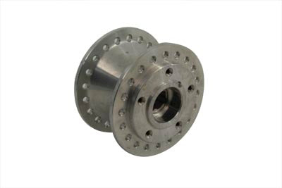V-Twin Satin Front Wheel Hub for Harley Davidson FX and FXE Models - Part 45-0311