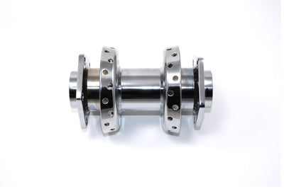 V-Twin Chrome Wheel Hub with 3/8 inch and 7/16 inch Disc Mount Holes for Harley Davidson FX Models