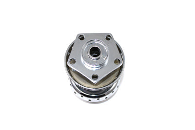 V-Twin Chrome Wheel Hub with 3/8 inch and 7/16 inch Disc Mount Holes for Harley Davidson FX Models