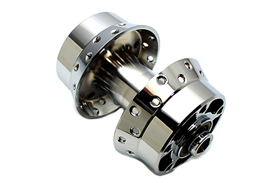 V-Twin Chrome Rear Wheel Hub Part 70009 for Harley Davidson FX and FXR Models
