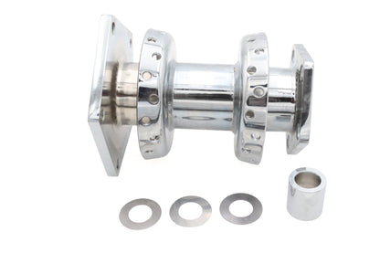 V-Twin Chrome Rear Wheel Hub with Bearings and Seals for Harley Davidson FLT Models