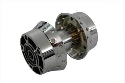 V-Twin Chrome Rear Wheel Hub with 3/4 Inch Bearings for Harley Davidson (Part #76710)