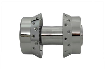 V-Twin Chrome Front Wheel Hub with 1 Inch Bearings for Harley Davidson FLT
