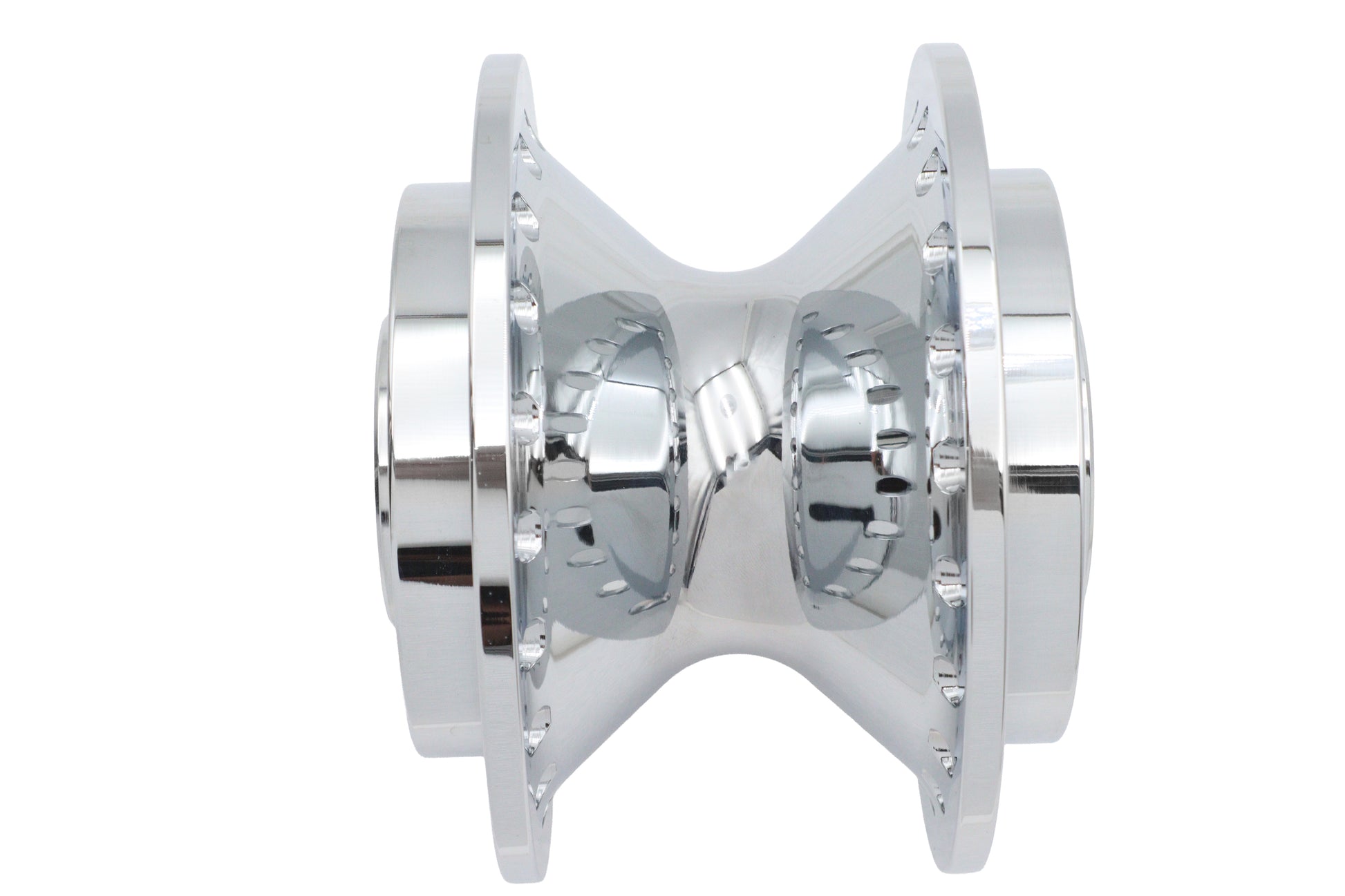 V-Twin Chrome Front Wheel Hub with 1-Inch Bearings for Harley Davidson FXD 2004-2005
