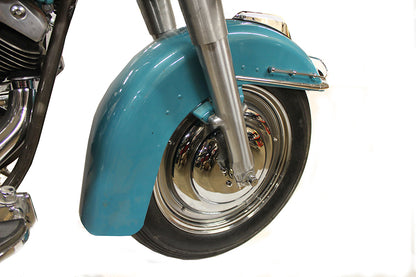 V-Twin 45-0378 16 Inch Front Wire Wheel Cover Set Chrome for Harley Davidson XL (1986-1995)