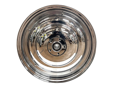 V-Twin 16 Inch Wire Wheel Cover Set for Harley Davidson FL Models