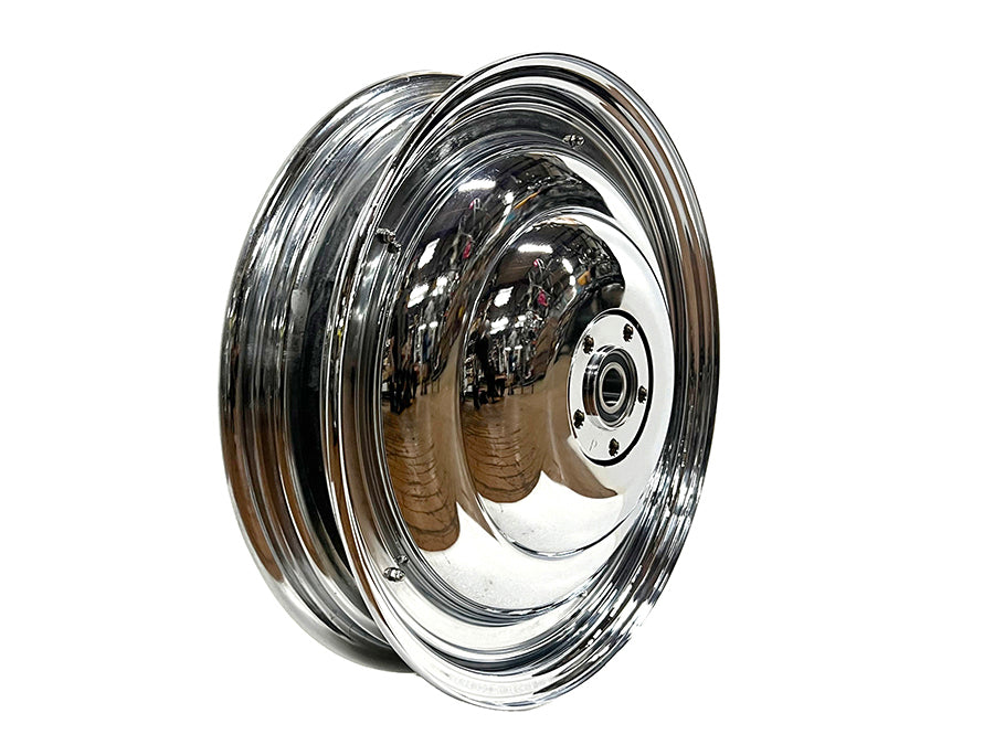 V-Twin 16 Inch Wire Wheel Cover Set for Harley Davidson FL Models
