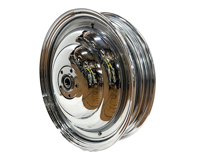 V-Twin 16 Inch Wire Wheel Cover Set for Harley Davidson FL Models