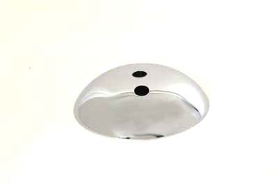 V-Twin Chrome Front Hubcap for 8-Inch Dresser Models - Part #70163