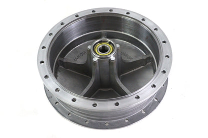 V-Twin Front Wheel Hub with Bearings and Snap Ring for Harley Davidson XL and FX Models