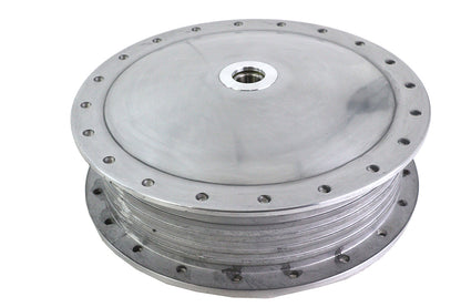V-Twin Front Wheel Hub with Bearings and Snap Ring for Harley Davidson XL and FX Models
