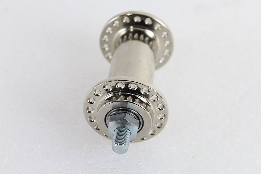 V-Twin Eclipse Front Hub Nickel Plated - Fits 1910-1915 Harley Davidson F Models