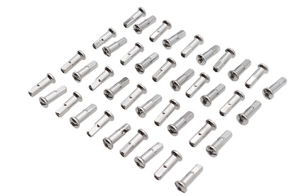 V-Twin Spoke 40 Piece Chrome Nipple Set - 1.04 Inch Length for 6-8 Gauge Spokes