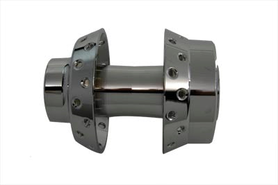 V-Twin Chrome Front Wheel Hub with 1 Inch Bearings for Harley Davidson FXDWG