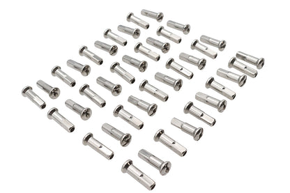 V-Twin Spoke 40 Piece Chrome Nipple Set (Part Number 16-0500S)