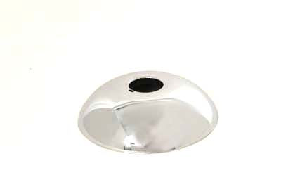 V-Twin Chrome Front Hubcap for 8-Inch Harley Dresser Models - Part Number 71628