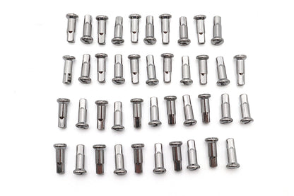 V-Twin 16-0500SE Spoke 40 Piece Chrome Nipple Set for 6-8 Gauge Spokes